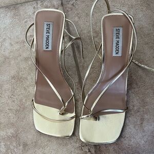 Steve Madden Gold Heels